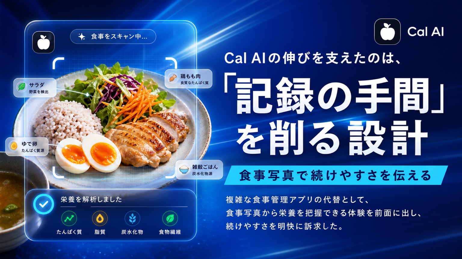 2年足らずで月8.5億円。Cal AIはなぜ伸びたのか