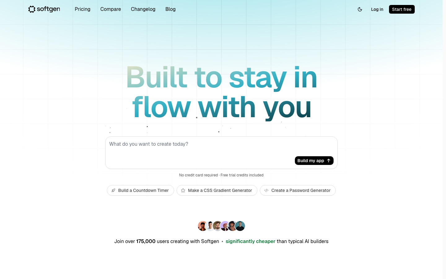 Web App の画面